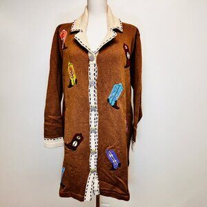 Vintage Storybook Knits (L) “Great Boots” with Original Tags Cowgirl Western
